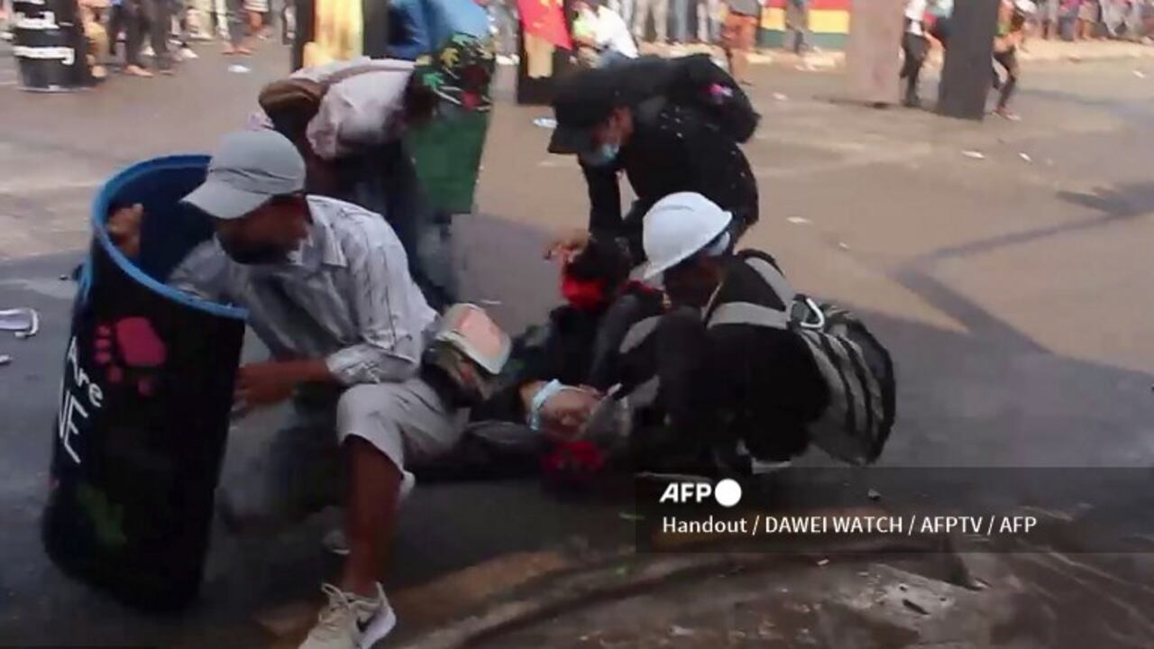 Birmania, protestas violentas
