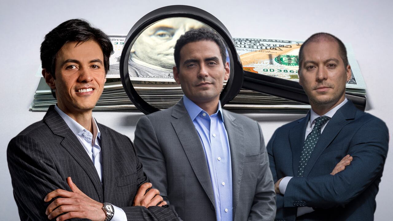 Los analistas Camilo Pérez, del Banco de Bogotá; Felipe Campos, de Alianza; y Juan David Ballén, de Aval Casa de Bolsa, dan sus explicaciones sobre lo que está pasando con el dólar