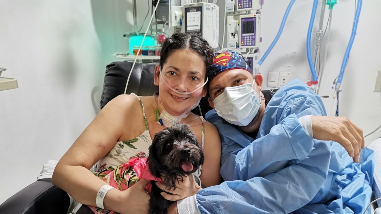 Adriana Lucena y Luis Miguel Pallares