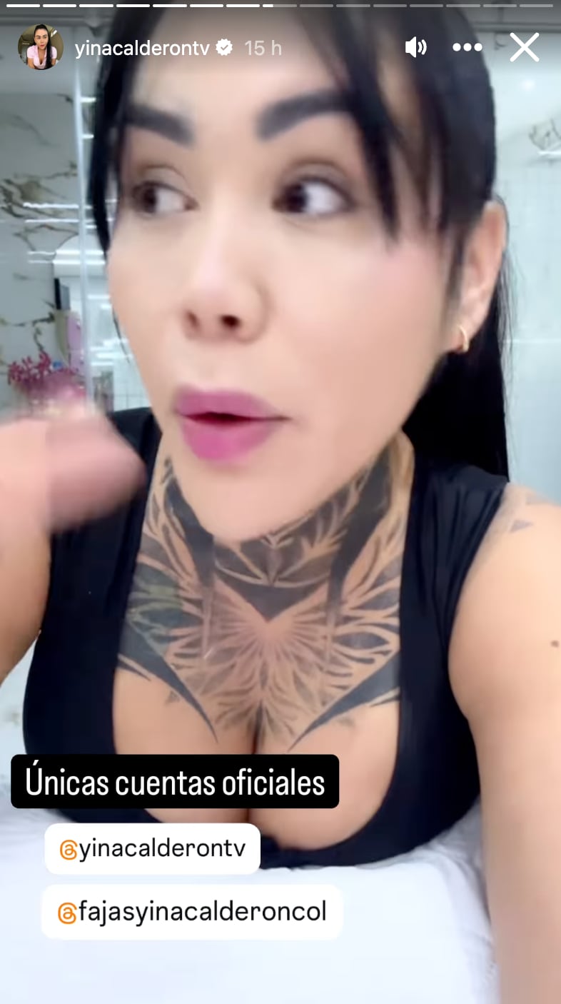 Yina Calderón advirtió de estafa con su empresa