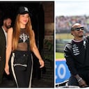 Shakira estuvo en Londres para ver a Lewis Hamilton en la Fórmula 1.