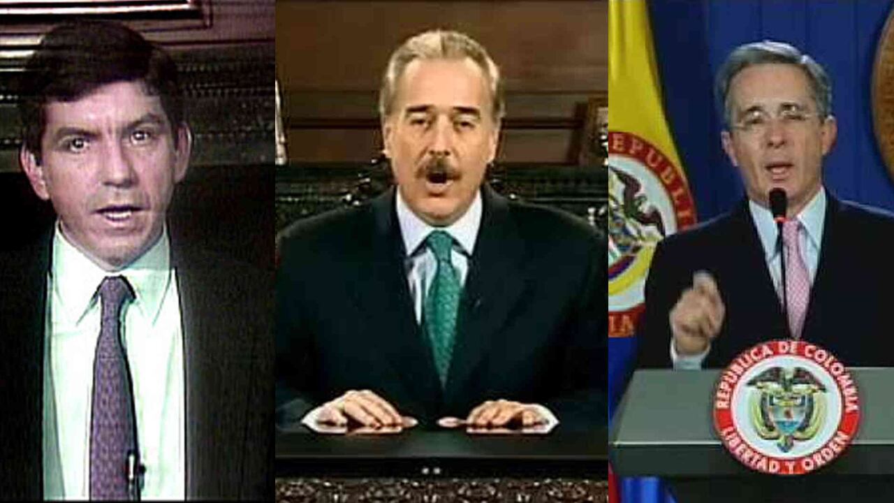 Gaviria, Pastrana y Uribe honraron los protocolos de ruptura cuando se frustraron los intentos de paz.