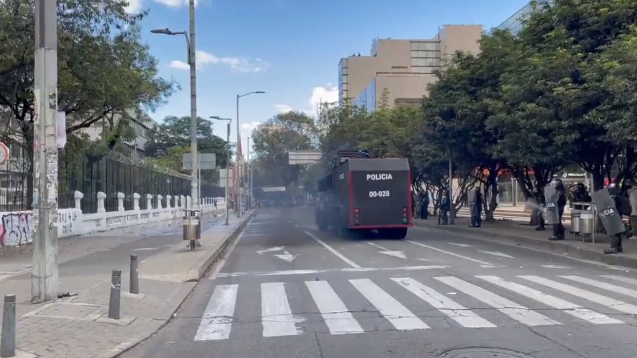 La Policía ya hizo presencia en la zona.
