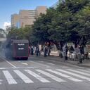 La Policía ya hizo presencia en la zona.