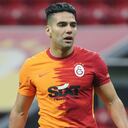 ISTANBUL, TURKEY - JANUARY 02: (BILD ZEITUNG OUT) Radamel Falcao of Galatasaray looks on during the Super Lig match between Galatasaray A.S and Antalyaspor on January 2, 2021 in Istanbul, Turkey. (Photo by Ahmad Mora/DeFodi Images via Getty Images)