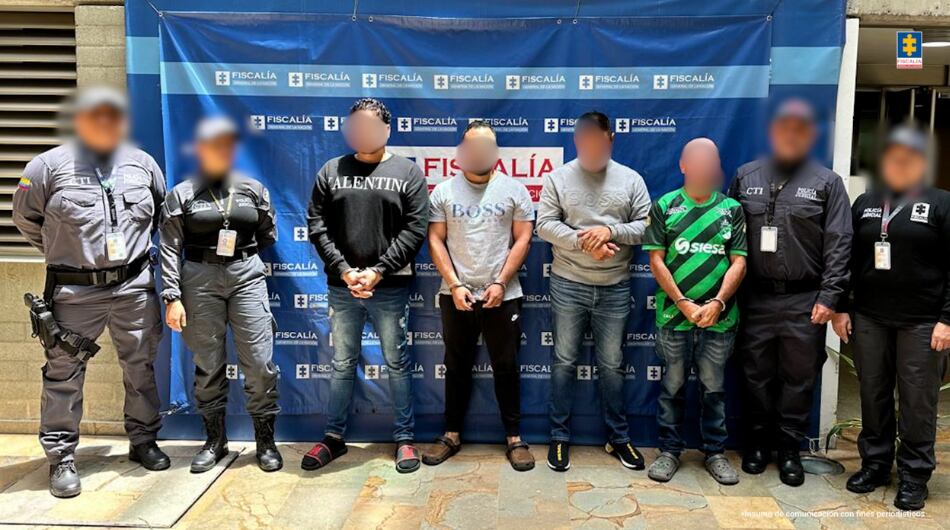 Detenidos por millonaria estafa en Medellín.