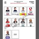 Tarjetón candidatos a la Alcaldía de Bogotá.