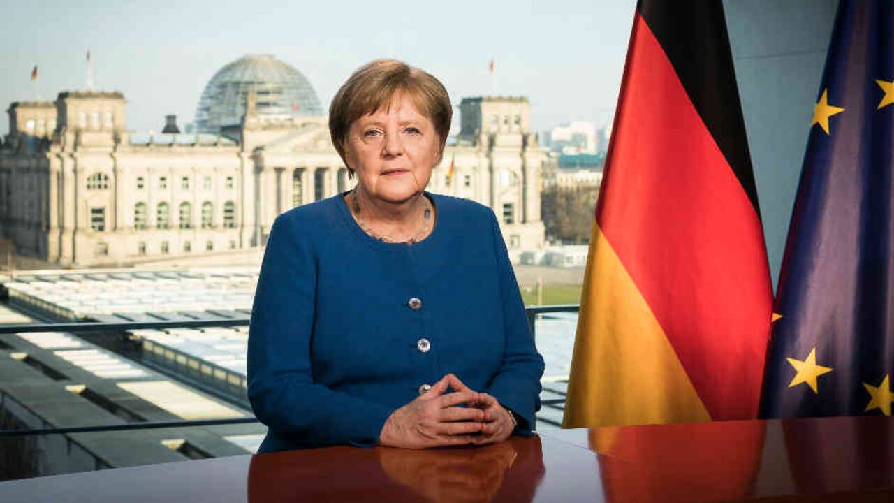 Angela Merkel da negativo en su primer test de coronavirus