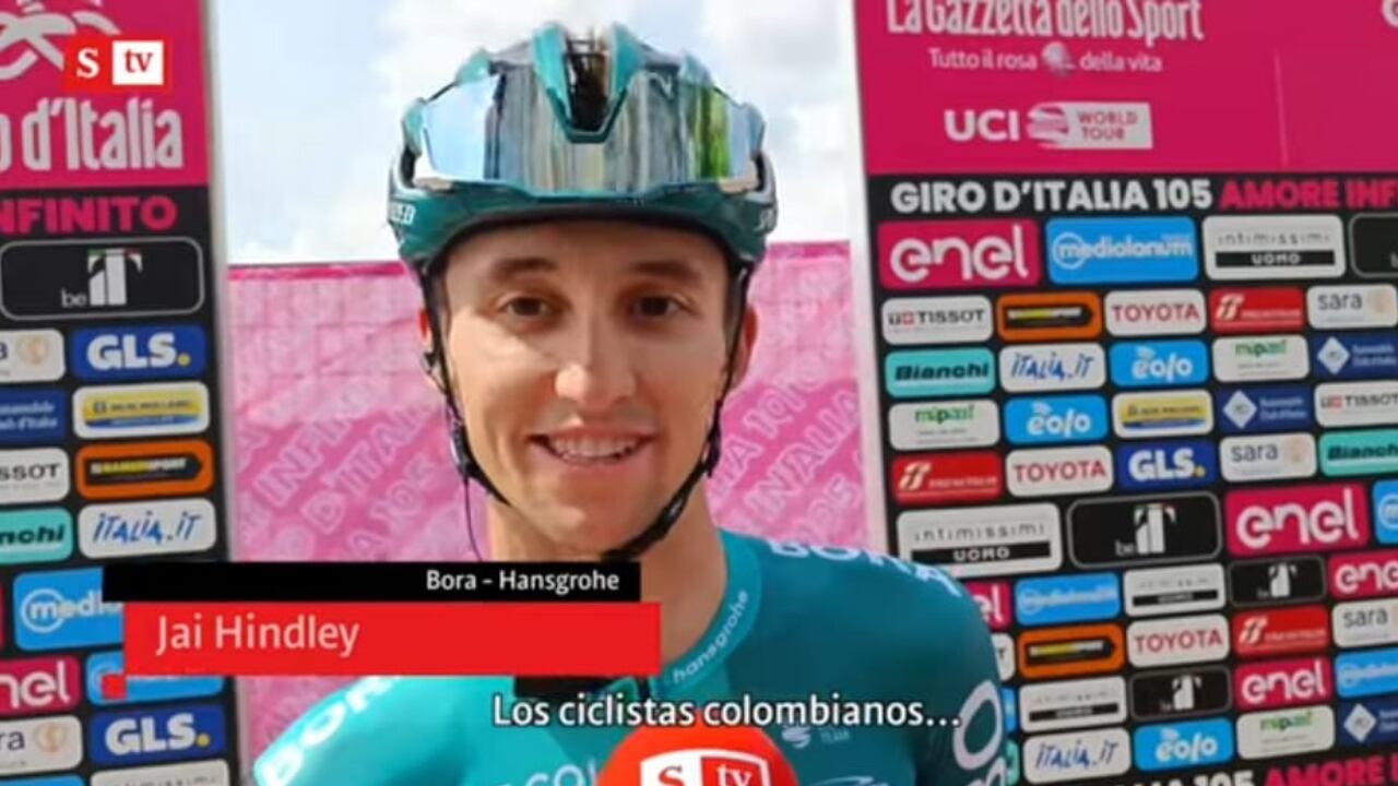 El australiano se encuentra en la pelea por el título del Giro de Italia 2022.