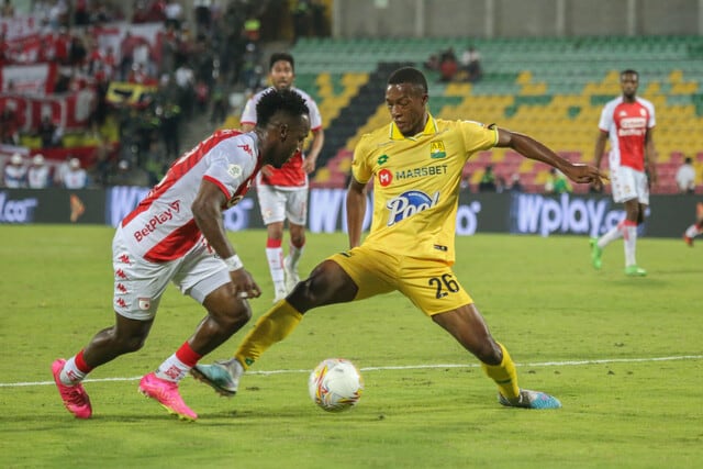 Santa Fe y Bucaramanga chocaron en la fecha 15 de la Liga