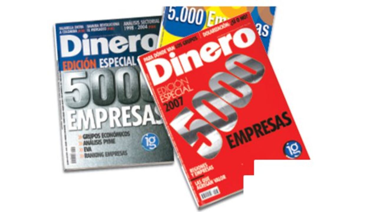 La edición especial de 5.000 empresas que realiza DINERO cada año es el esfuerzo más completo que existe en el país por homologar y colocar en un solo lugar y de un mismo modo los datos financieros y generales de todas las empresas
que operan en Colombia.