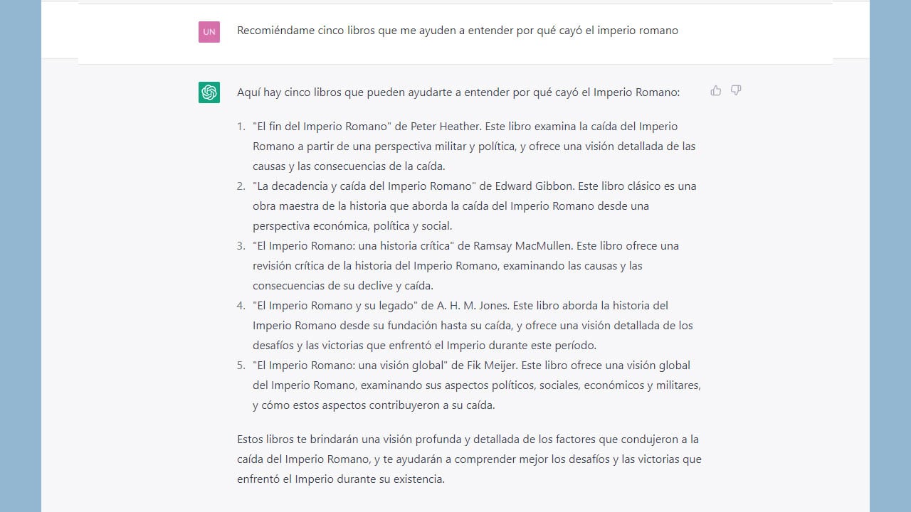 La IA de ChatGPT puede ayudar a impulsar el aprendizaje sobre ciertos temas.