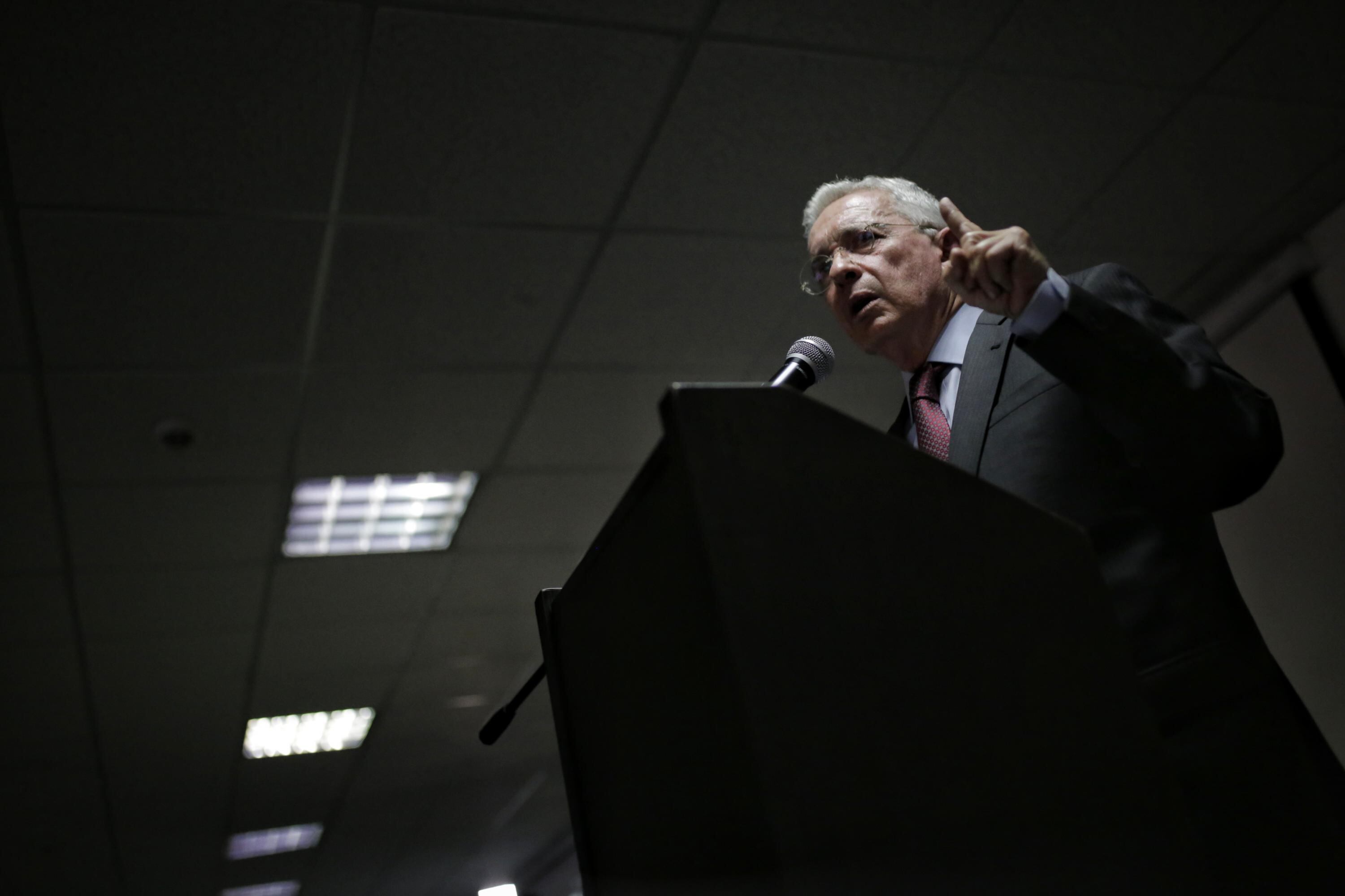 El expresidente y senador Álvaro Uribe Vélez.