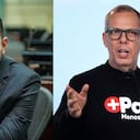 De izquierda a derecha: el senador Jota Pe Hernández y el ex precandidato a la Presidencia, Alfredo Saade.