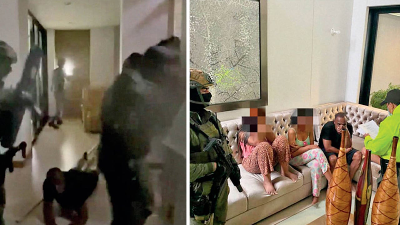 Un Comando Jungla llegó hasta un lujoso condominio donde se encontraba la familia Ambuila y realizó la detención, con fines de extradición, de Ómar Ambuila, exfuncionario de la Dian.