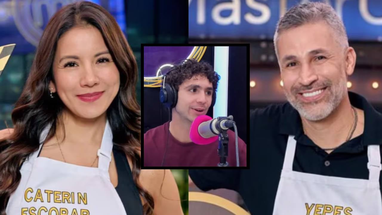 Caterin Escobar, Mario Yepes y Julián Zuluaga, participantes de la temporada 2025 de 'MasterChef Celebrity'