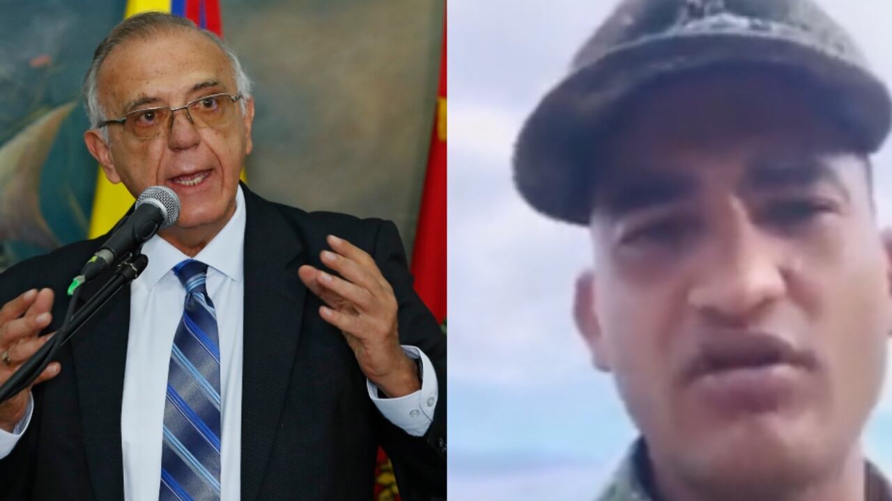 Mindefensa Iván Velásquez y el soldado Julián Guerra