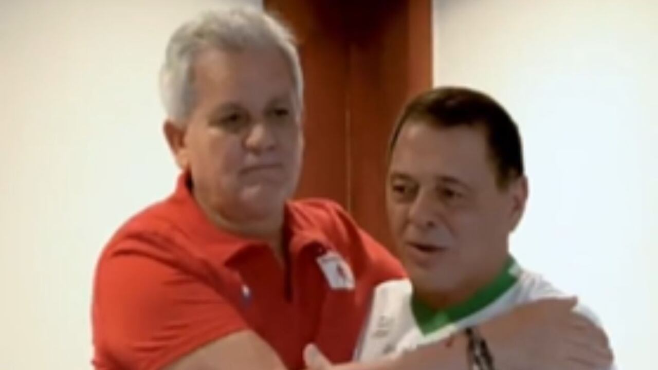 Luis Fernando Mena y Tulio Gómez.