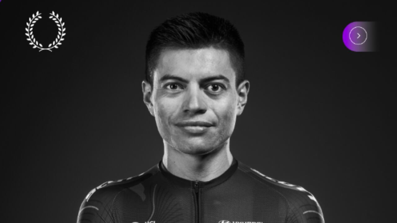 Cristian Muñoz, ciclista de 30 años que falleció y pertenecía al equipo Nu de Colombia