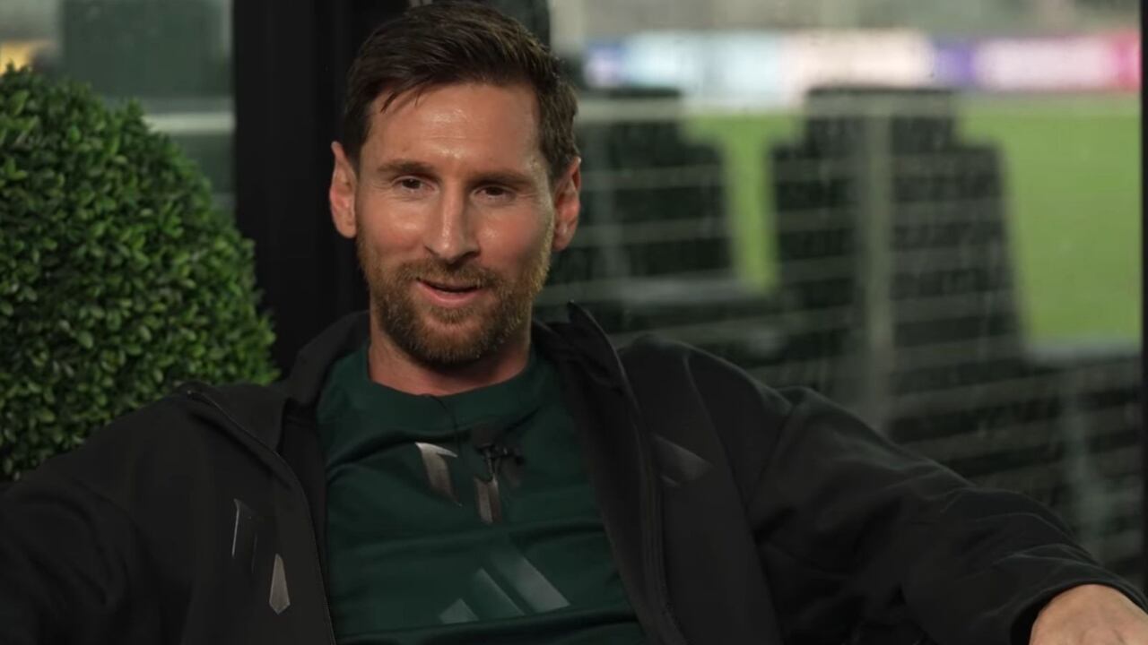 Messi en entrevista Luzu