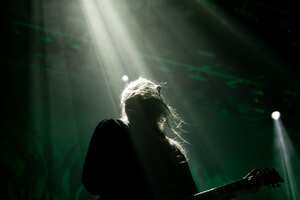 Emperor en el Royal Center de Bogotá, donde tocó la noche del 15 de Mayo de 2022.