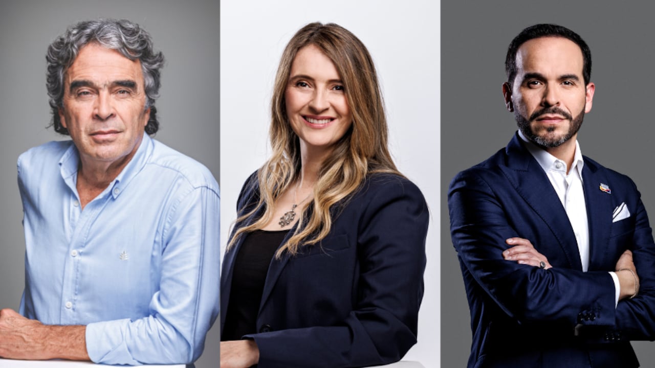 Sergio Fajardo, Paloma Valencia y Abelardo de la Espriella.