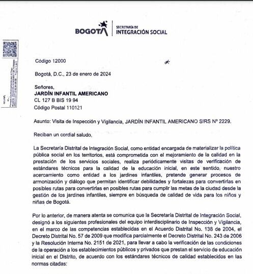 Visitas de verificación a American Garden tras las denuncias de presuntos maltratos a los niños