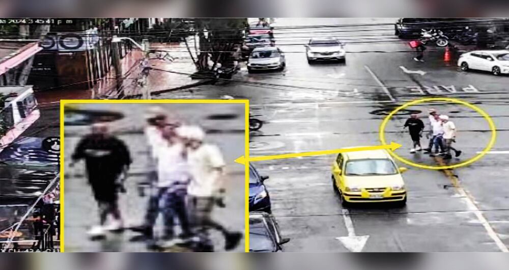 Las cámaras de seguridad han captado los diferentes movimientos criminales de alias El Costeño.