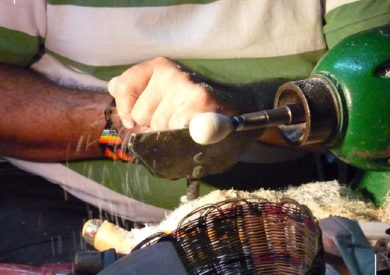 Taller de tagua en Tinjacá