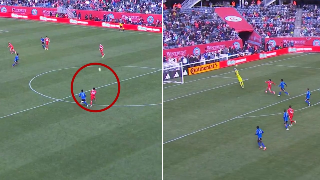 Chicago Fire ganó de manera agónica con un golazo desde media cancha