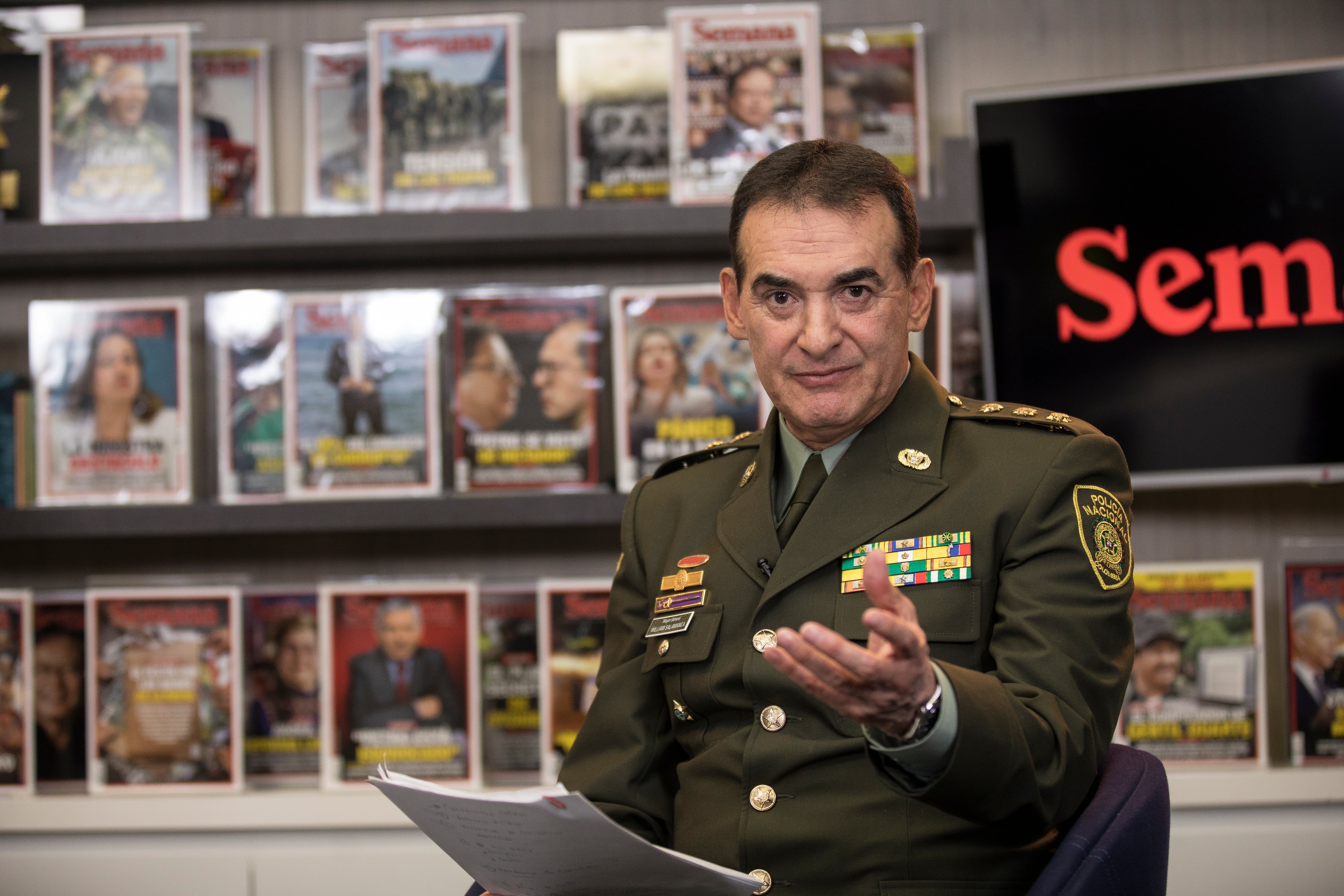 Mayor General William Salamanca Director General de la Policía Nacional