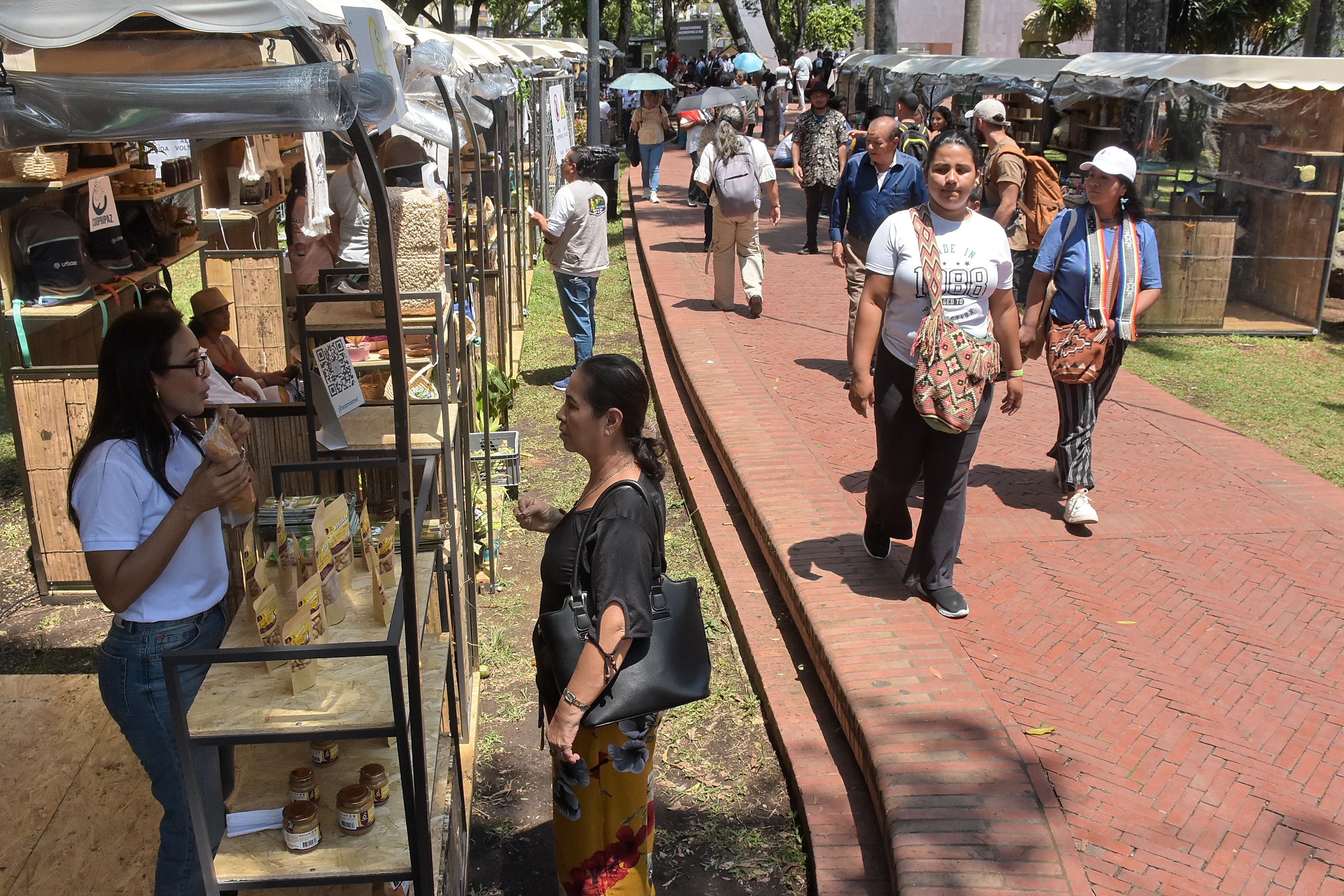 Apertura de la Maloka indígena en el parque de las piedras Zona Verde COP16