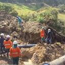 La Empresa de Acueducto de Bogotá
trabaja para solucionar la contingencia y restablecer el servicio de agua en Usme.