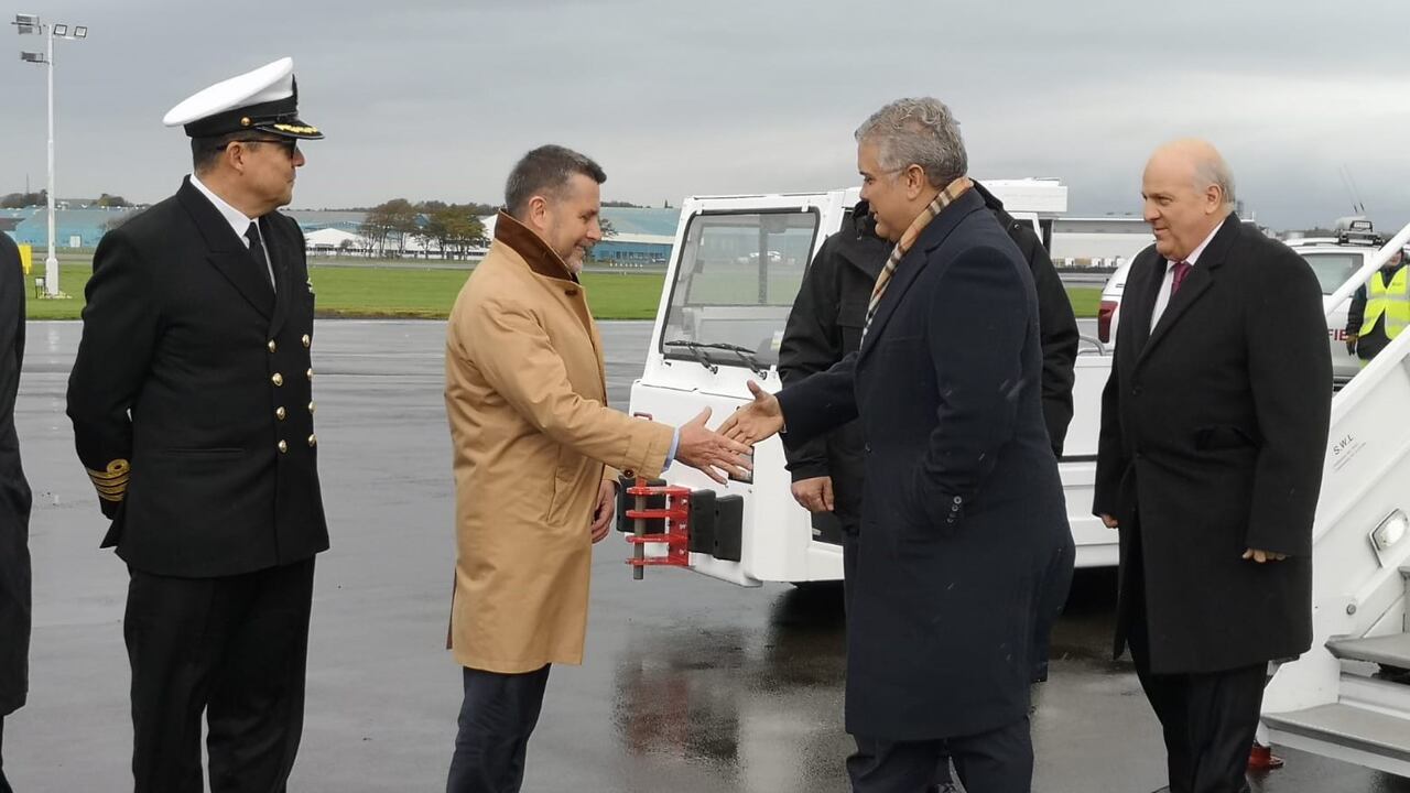 Presidente Duque llega a Glasgow para participar en la COP26. Foto: Nicolás Méndez, Semana. - Foto: Foto: Nicolás Méndez, Semana.
