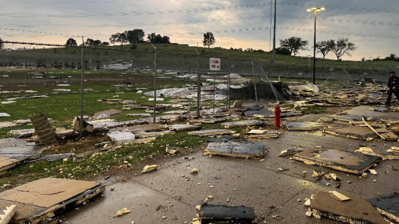 El fin de semana se registró una fuerte tormenta en el estado de Nebraska.