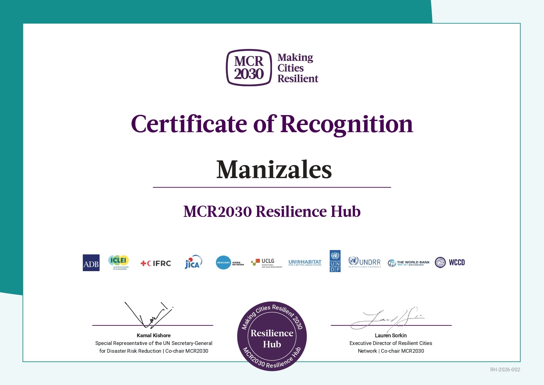 La ciudad se convirtió en referente nacional y regional al cumplir estándares internacionales.