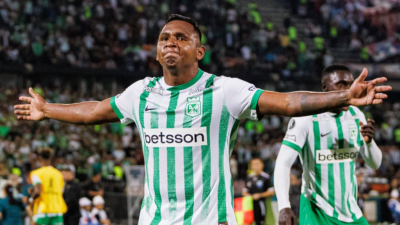 Alfredo Morelos, delantero de Atlético Nacional.