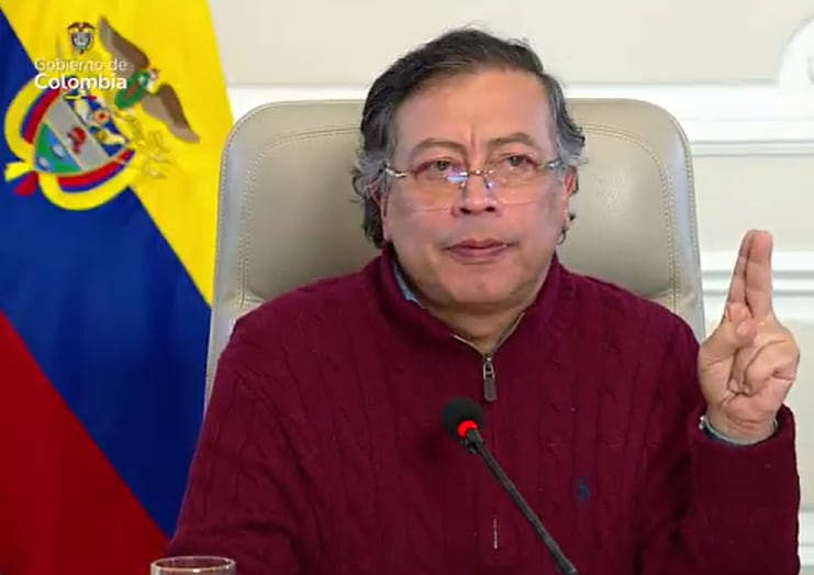 El presidente, Gustavo Petro, reclamó a sus ministros por la falta de inversión en lugares como Chocó.