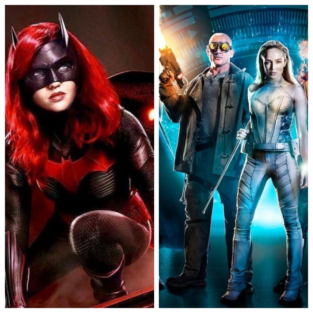 Posters de las series Batwoman y Legends of tomorrow