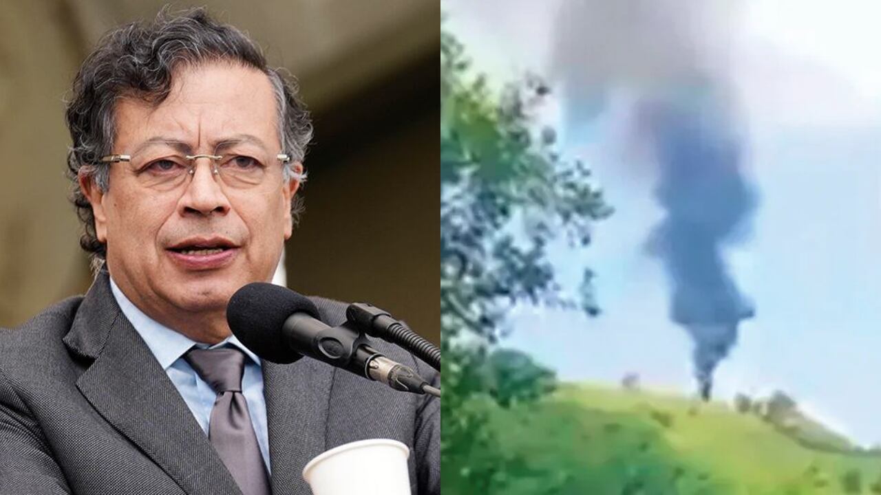 Presidente Gustavo Petro y el ataque al helicóptero.