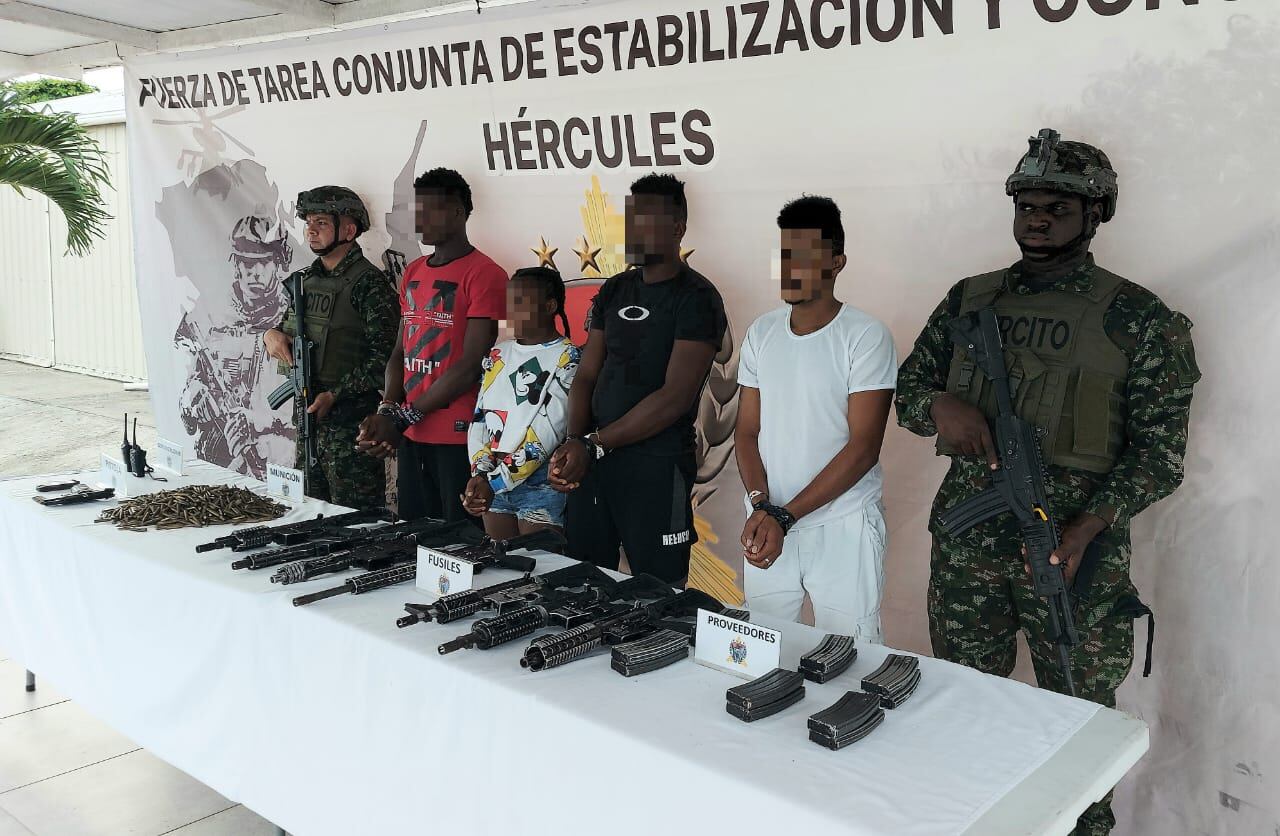 A disposición de la Fiscalía quedaron los capturados por hacer presuntamente parte de las disidencias de las Farc.