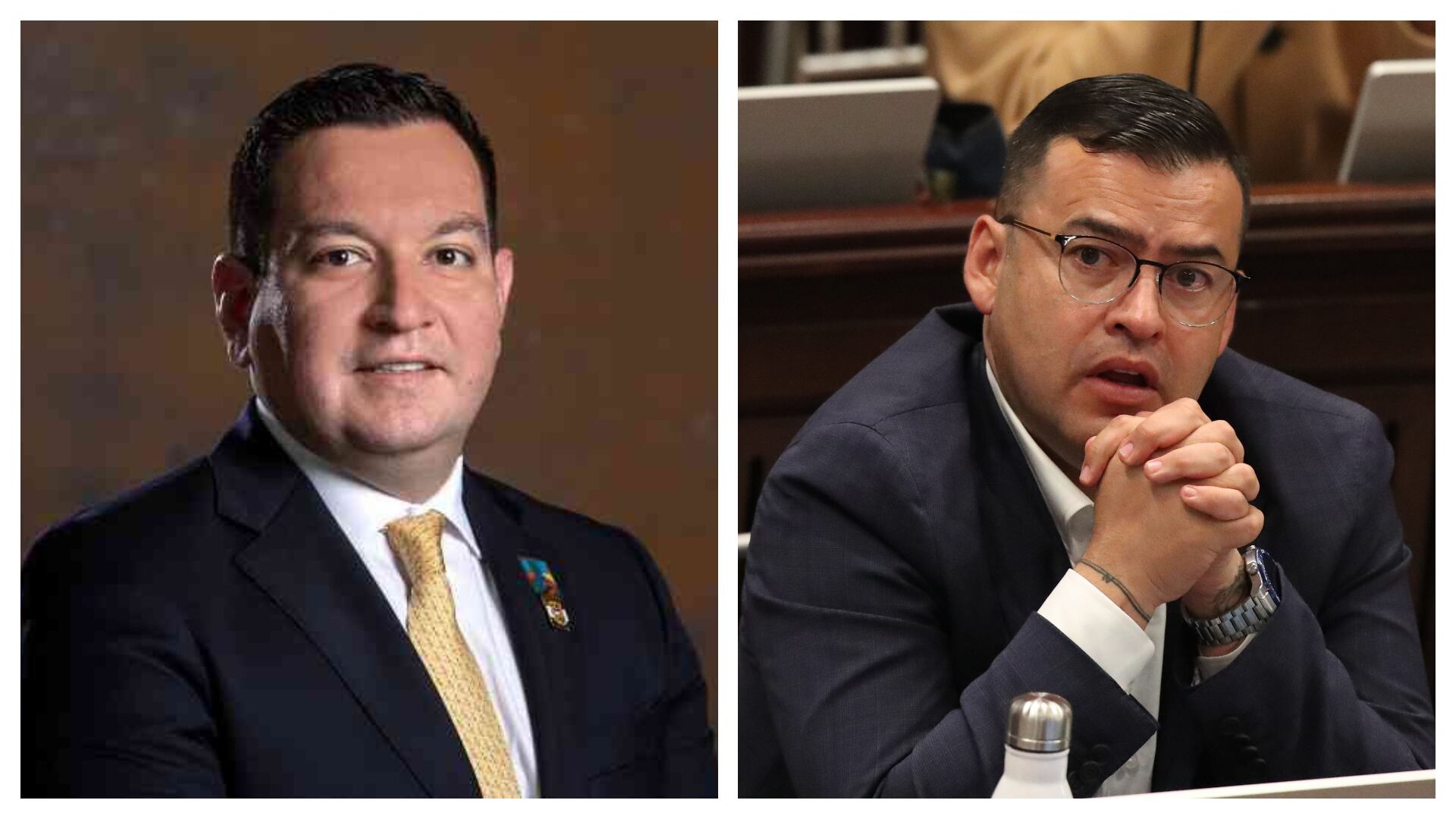 Óscar Villamizar y Jaime Raúl Salamanca