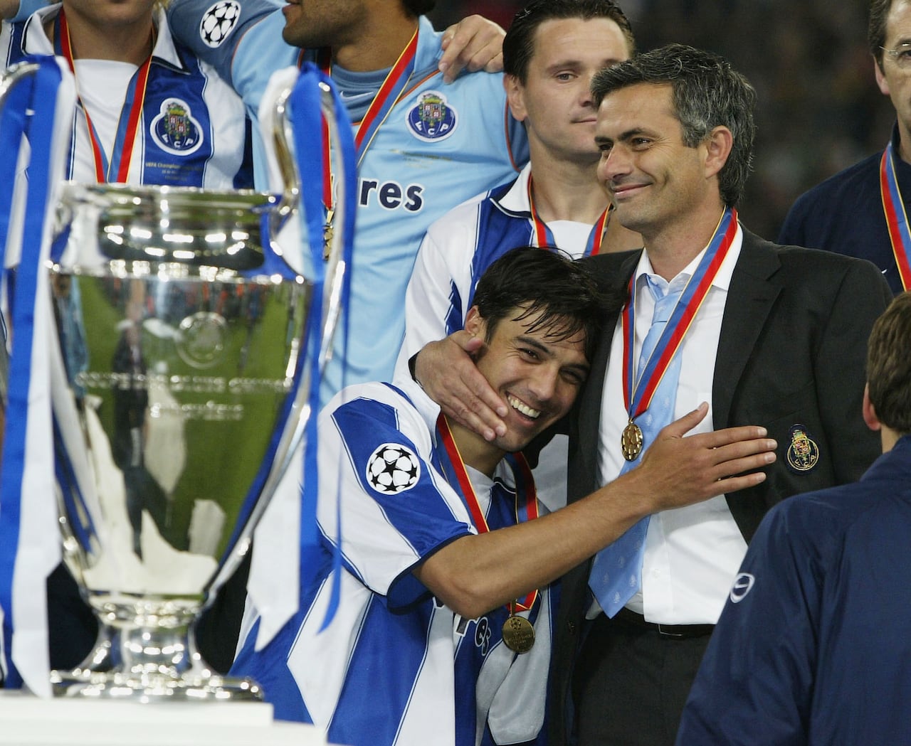 Porto campeón de la Champions League 2004 con José Mourinho.