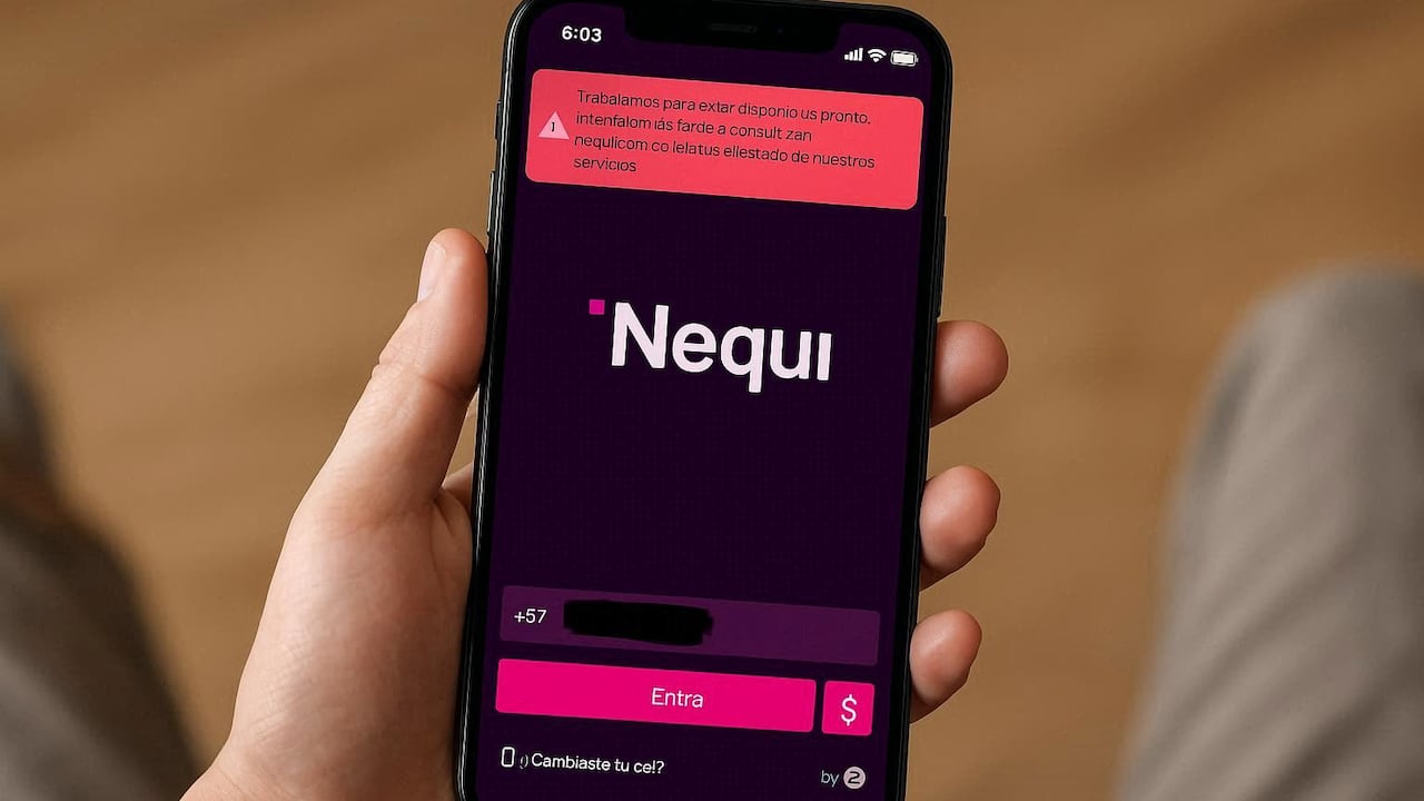 La app de Nequi presentó un fallo masivo en la tarde del 19 de noviembre, afectando a miles de usuarios.