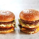 ARLINGTON, VA- JANUARY 24: McDonald's Double Big Mac and a regular Big Mac photographed in Arlington, Virginia on January 24, 2024. (Photo and food styling by Lisa Cherkasky for The Washington Post via Getty Images)