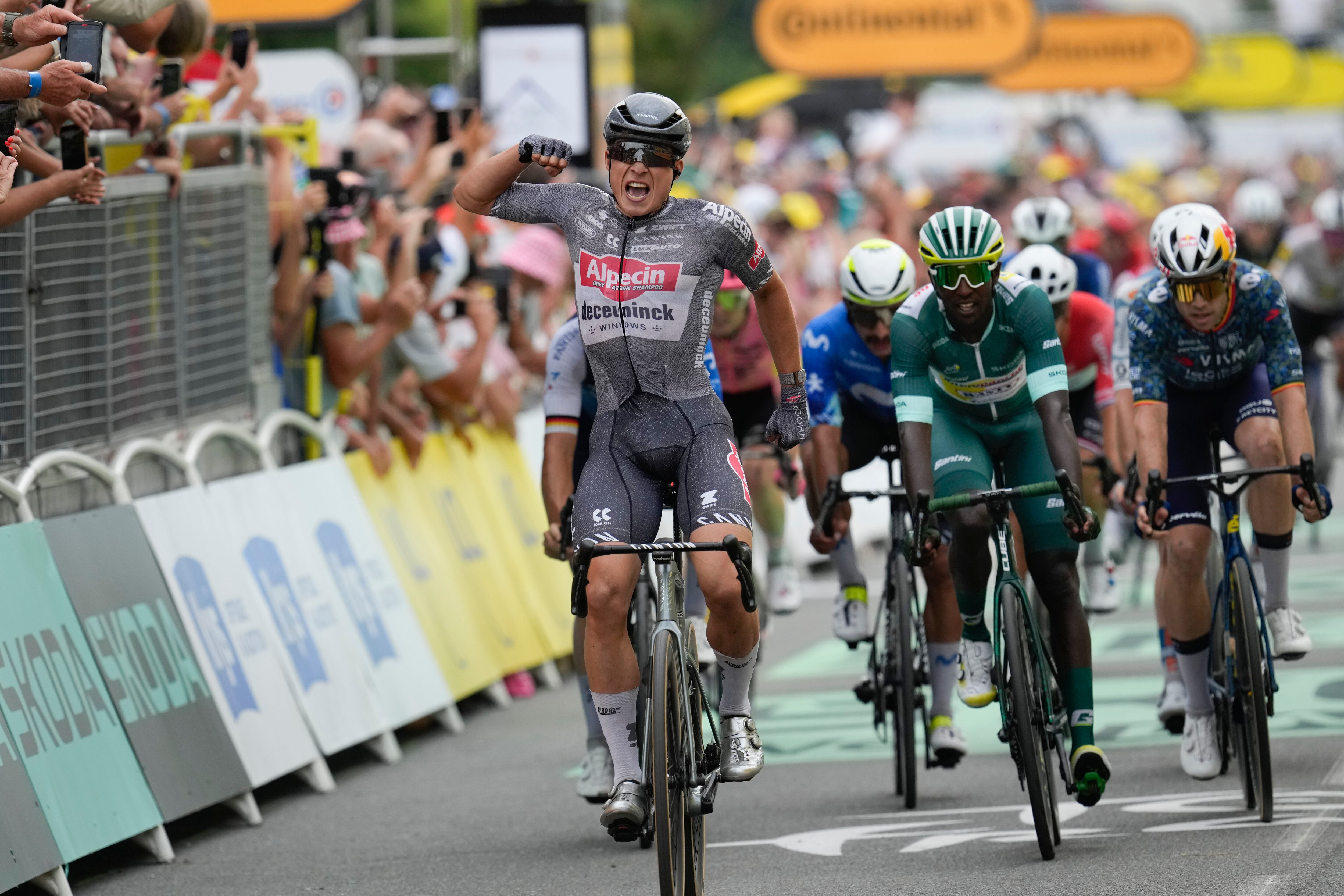 Jasper Philipsen, ganador de la etapa 10 del Tour de Francia