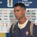 Cristiano Ronaldo habla en la TV internacional