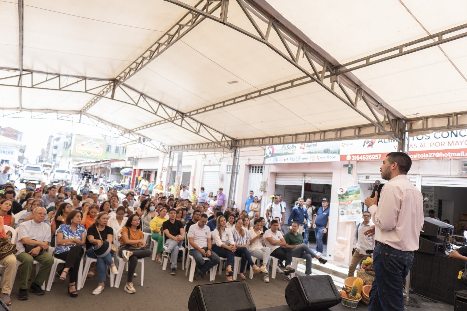 Entrega de obras de la galería central de Palmira