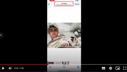 Imagen que el portal Focus Noticias presentó sobre los últimos instantes con vida de Mauricio Leal