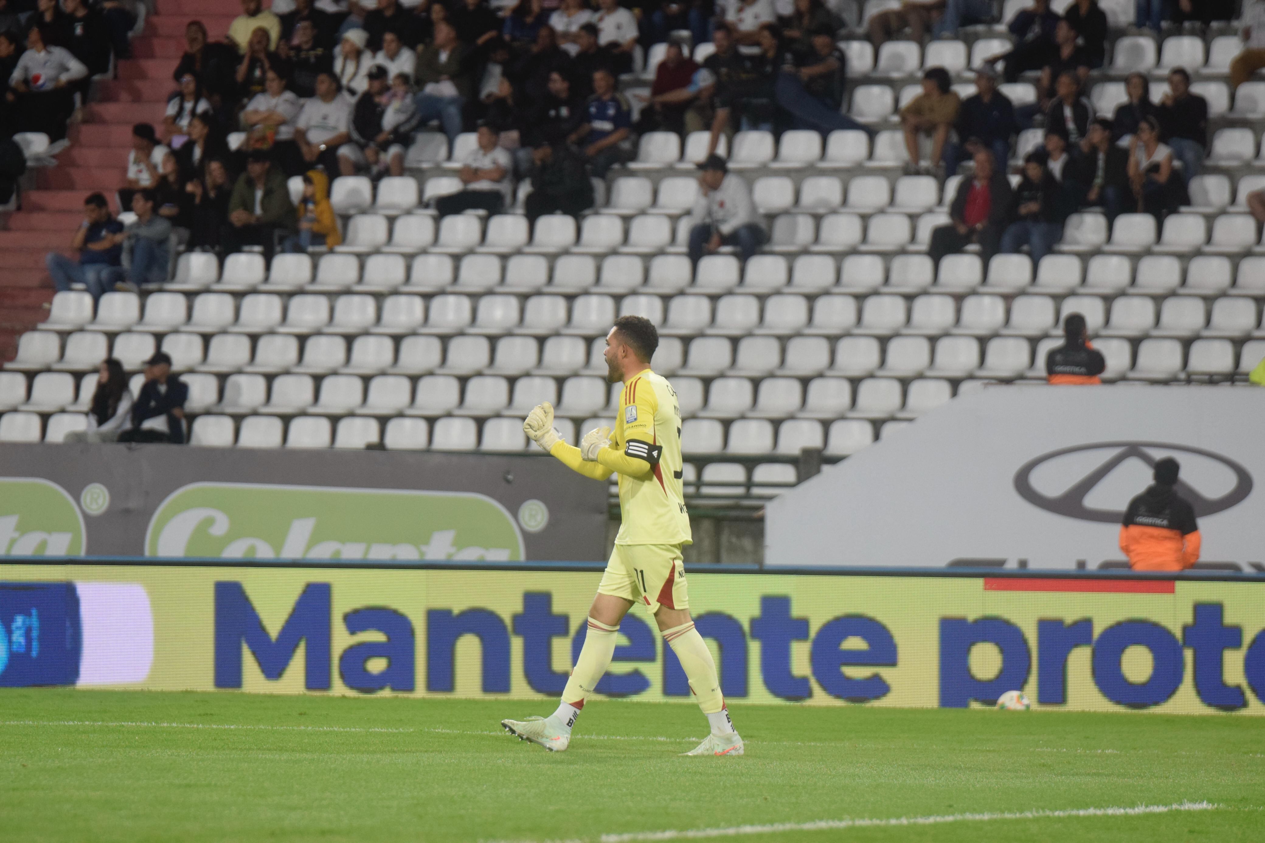 Álvaro Montero durante el partido de Once Caldas vs. Millonarios
